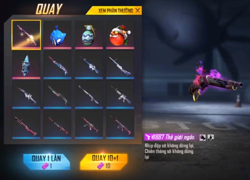 Skin súng M1887 được đánh giá là "mạnh nhất lịch sử", game thủ Free Fire thừa nhận "súng không sơn thì chắc thua"