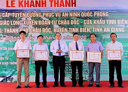 An Giang: Khánh thành dự án nâng cấp tỉnh lộ 955A kết hợp đê bao ngăn lũ vùng Tứ giác Long Xuyên