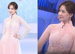 Hari Won diện áo dài thướt tha khiến Eunjung (T-ara) phải khen hết lời