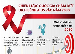 [Infographics] Chiến lược Quốc gia chấm dứt dịch bệnh AIDS vào 2030