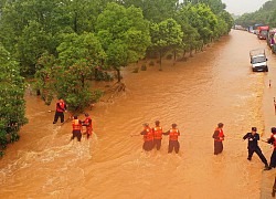 Lũ xuất hiện trên hàng loạt con sông ở Trung Quốc