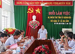 Phó Bí thư Tỉnh ủy Hà Quốc Trị làm việc với xã Đại Lãnh