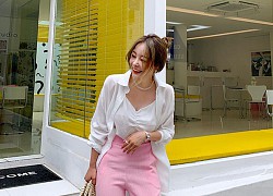 Sơ mi xuyên thấu trông đơn giản nhưng diện lên sang và sexy quá chừng, muốn đổi gió style thì chị em nên "nhắm"