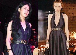 Suzy chuyên môn diện đồ kín hơn mẫu hãng, hở chỗ nào che tiệt chỗ đó nhưng lại sang xịn hút mắt hơn mới tài