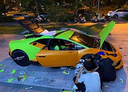 Lamborghini Huracan biển "khủng" nhất Việt Nam thay áo mới