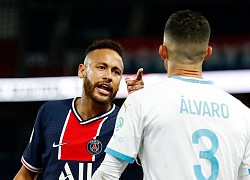 Neymar bị thẻ đỏ trong trận 'loạn đả' với Marseille