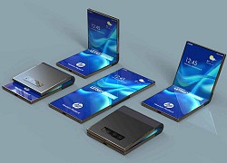 Smartphone màn hình gập HP "lộ" ảnh render đẹp hút hồn