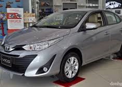 Toyota Vios thống trị thị trường ô tô Việt Nam tháng 8/2020