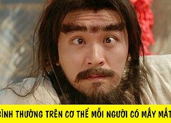 Trên cơ thể người có mấy mắt?