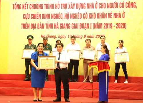 Hà Giang xây dựng 3.336 ngôi nhà kiên cố cho người có công, cựu chiến binh và hộ nghèo