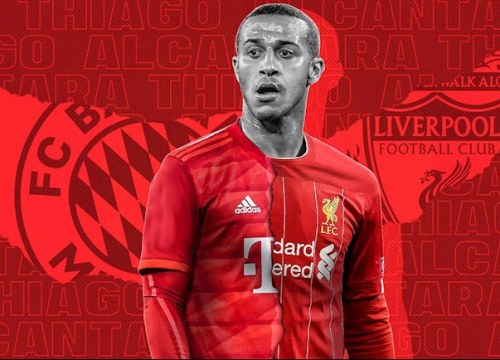 Lộ số áo của Thiago Alcantara ở Liverpool