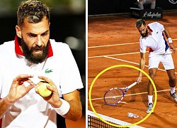 Tay vợt nổi điên "làm loạn" ở Rome Masters với hành động xấu xí