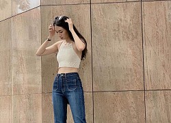 Mùa thu diện quần jeans ống loe "chanh sả" biết mấy, lại hack chân dài không tậu hơi phí