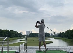 "Nam thần" sân golf mới gọi tên Trọng Hưng, tập miệt mài thế này lại chẳng mấy chốc mà lên tay