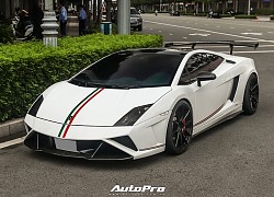 Vừa về màu nguyên bản, Lamborghini Gallardo LP560-4 độ Squadra Corse độc nhất Việt Nam được chủ nhân mang đi dạo phố cuối tuần