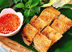 Bún gạo chiên giòn