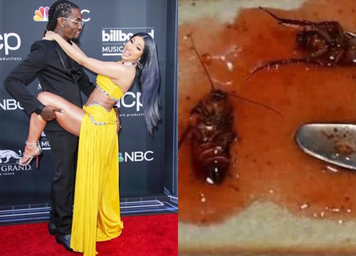 Cardi B gây sốc khi ăn bánh mì sandwich kèm với thịt gián?