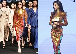 Dân mạng choáng với thân hình chuẩn siêu mẫu của Lý Nhược Đồng trên sàn catwalk