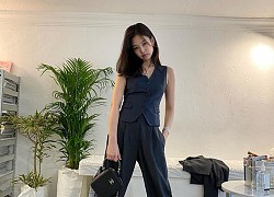 Jennie, Jisoo diện áo gile đẹp "một chín một mười", chị em bắt chước theo thể nào style cũng lên điểm