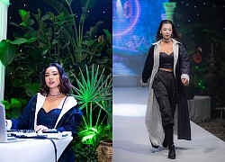 Lại Thanh Hương vừa làm DJ, vừa là người mẫu trong show thời trang