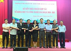 Sở Khoa học và Công nghệ Quảng Ninh, Học viện Nông nghiệp Việt Nam, Đại học Xây dựng ký thỏa thuận hợp tác