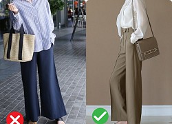 Diện quần ống rộng nếu không muốn dìm chiều cao tận "đáy vực sâu" thì nên tránh xa những kiểu giày dép này