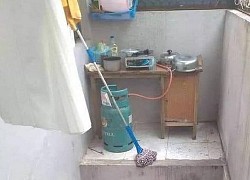 Giật mình góc bếp có thiết kế đáng sợ, ai đứng nấu ở đây chắc chắn phải rất dũng cảm