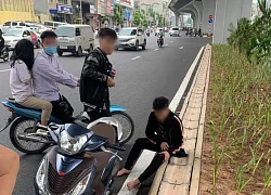 Nhóm thanh thiếu niên vung gậy đập xe sau va chạm giao thông có dấu hiệu phạm 2 tội