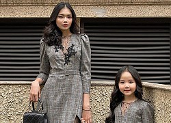 Con gái Trang Nhung diện đồ đôi với chị họ