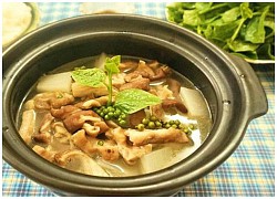 Dạ dày hầm tiêu xanh nóng hổi vừa ăn vừa thổi