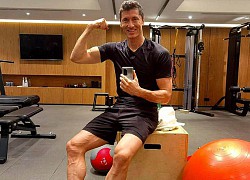 Lewandowski sở hữu bắp chân cuồn cuộn không kém Ronaldo