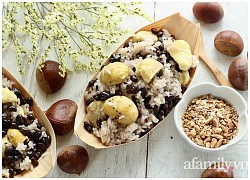 Xôi hạt dẻ nóng hổi - món ngon không thể bỏ qua mỗi khi đông về