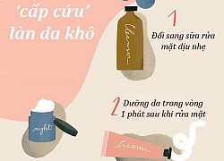 5 mẹo 'cấp cứu' làn da khô