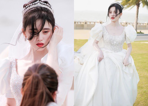 Màn sốc visual gây bão: "Mỹ nhân 4000 năm" diện váy cưới đẹp tựa công chúa, thần thái xuất sắc dậy sóng Weibo