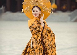 Mỹ nhân Bolero Thu Trang diện áo dài, hóa vương hậu đầy quyền lực trong bộ ảnh mới