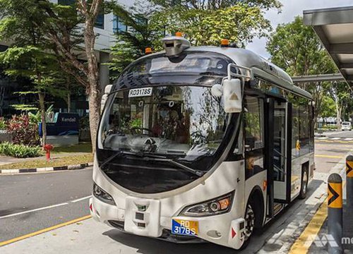 Singapore thử nghiệm xe bus tự lái