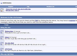 Giao diện của các website, diễn đàn 'vang bóng một thời' tại Việt Nam