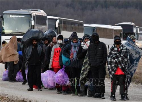 EU kêu gọi Bosnia hỗ trợ hàng trăm người di cư sau vụ cháy trại tị nạn