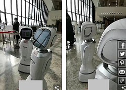 Đi thư viện, dân tình cười bò chứng kiến cảnh 2 con robot cãi nhau, con này chê con kia "xấu tính"