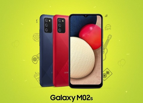 Galaxy M02s ra mắt: Snapdragon 450, ba camera, pin 5000mAh, giá 218 USD