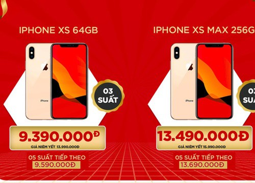 iPhone Xs và Galaxy Note 20 Ultra 5G giảm đến 9,5 triệu dịp khai trương tại XTmobile