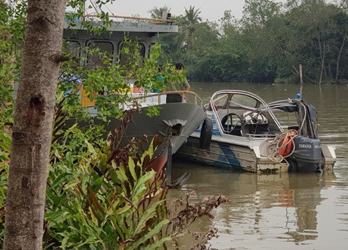 Khẩn trương tìm đại úy cảnh sát mất tích trên sông Hậu