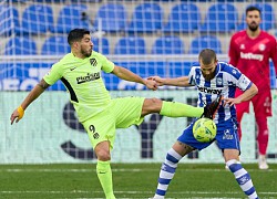 Suarez đưa Atletico trở lại ngôi đầu La Liga