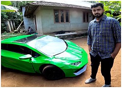 Thanh niên Ấn Độ lượm phế liệu chế tạo siêu xe Lamborghini Huracan