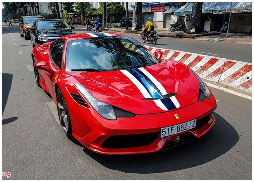 Ferrari 458 Speciale độc nhất Việt Nam trở lại với màu sơn nguyên bản