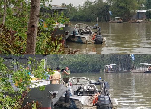 Tìm thấy thi thể đại úy cảnh sát giao thông gặp nạn trên sông Hậu