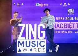 Trang phục cá tính của Trịnh Thăng Bình và Liz Kim Cương tại ZMA 2020