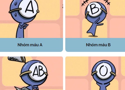 Trong 4 nhóm máu A - B - AB - O, ai là người dễ bị cảm xúc dẫn dắt nhất, động tí là rơi nước mắt?