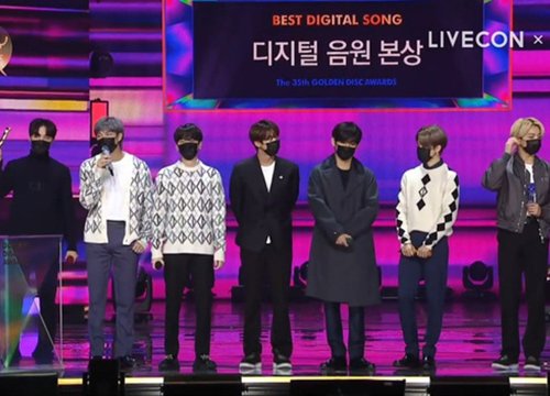 BTS xuất hiện đủ 7 người nhận giải nhưng lại mất Daesang về tay IU tại Grammy Hàn Quốc 2021; BLACKPINK, Red Velvet ở nhà vẫn có giải