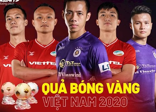 Gala trao giải Quả bóng vàng Việt Nam 2020: Lần đầu cho Văn Quyết?